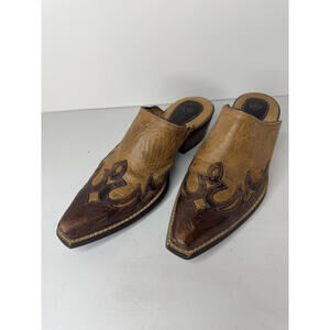 Ariat Two-Tone Leather Mule Shoes